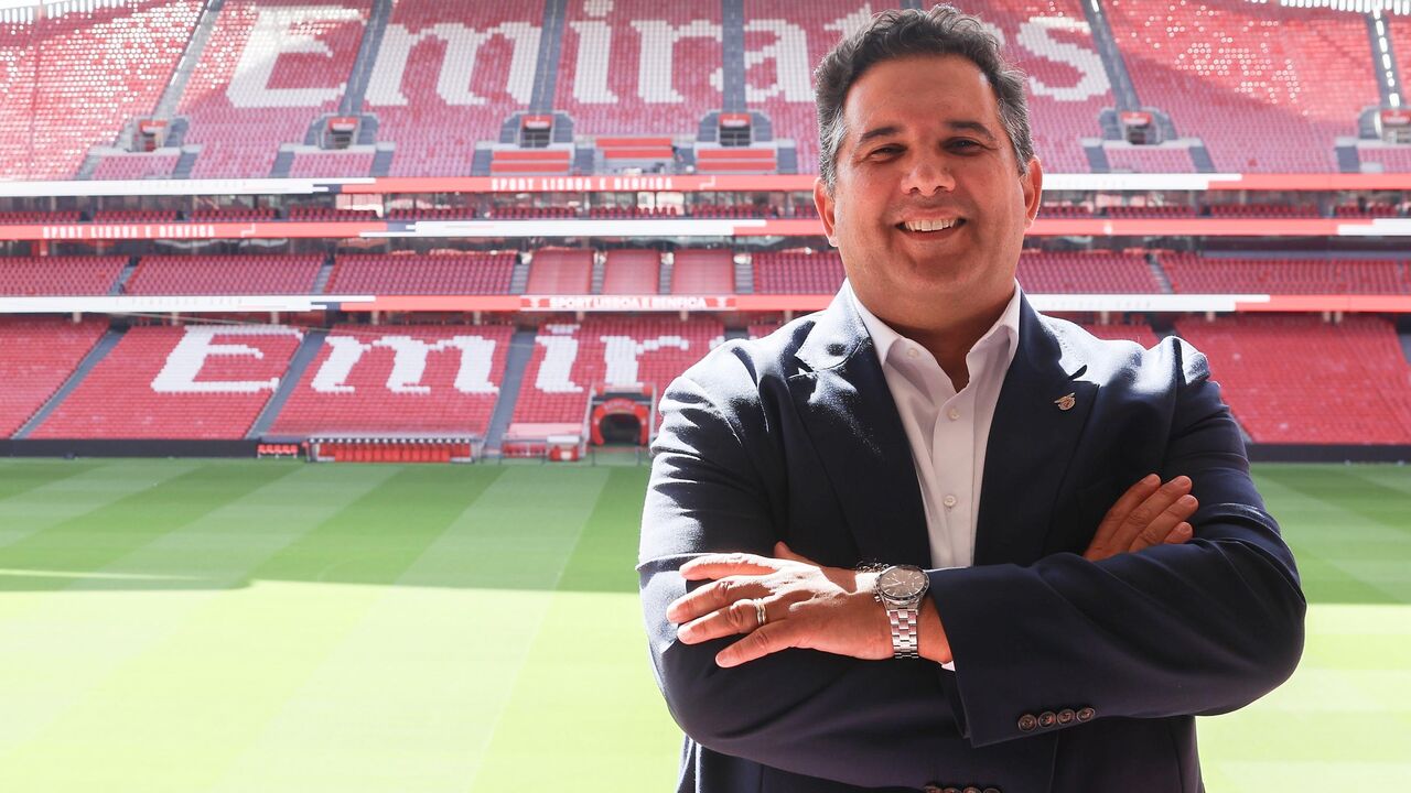 Nuno Catarino, CFO da SAD do Benfica, fala sobre a Champions no Estádio da Luz