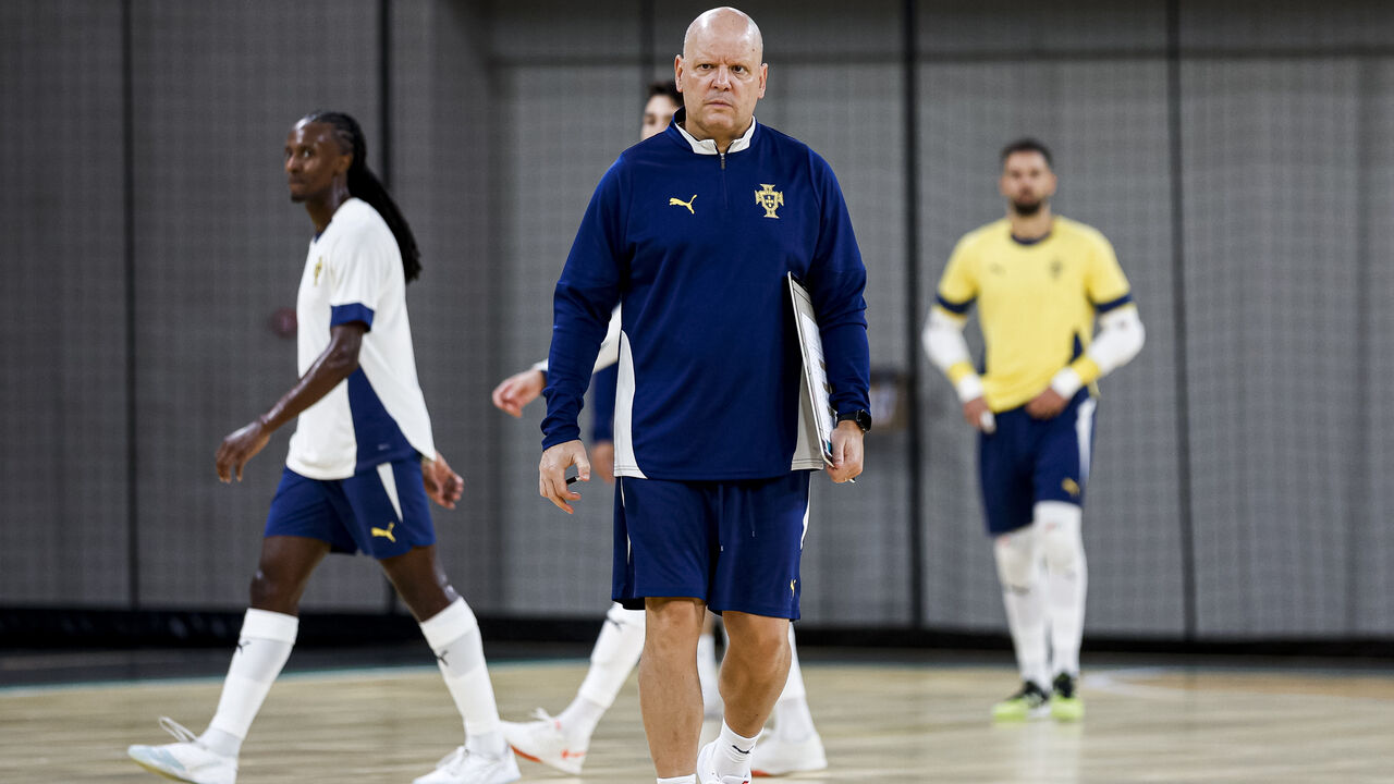 Jorge Braz orientou este sábado treino em Riga