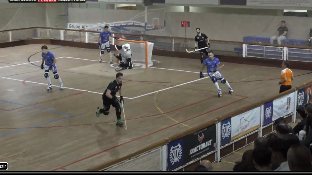 Sporting vence CD Póvoa no campeonato de hóquei em patins