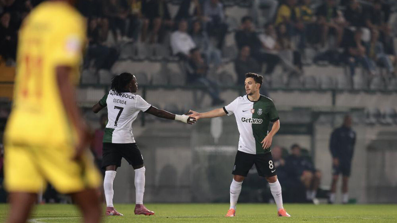 Pote isola-se como o jogador que mais contribui para golos do Sporting esta temporada