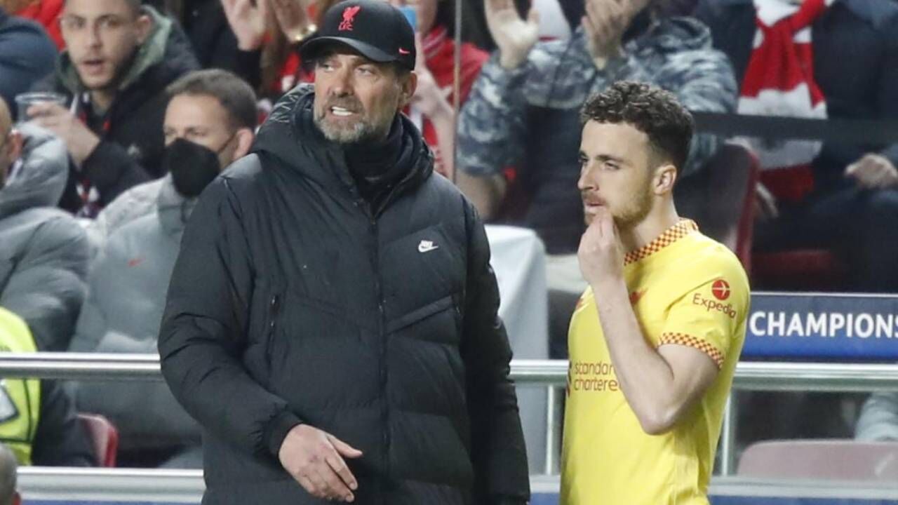 Jürgen Klopp e Diogo Jora