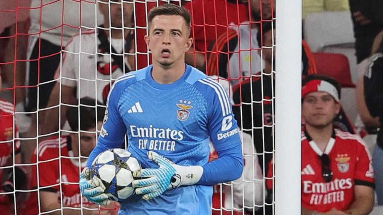 Trubin, guarda-redes do Benfica 