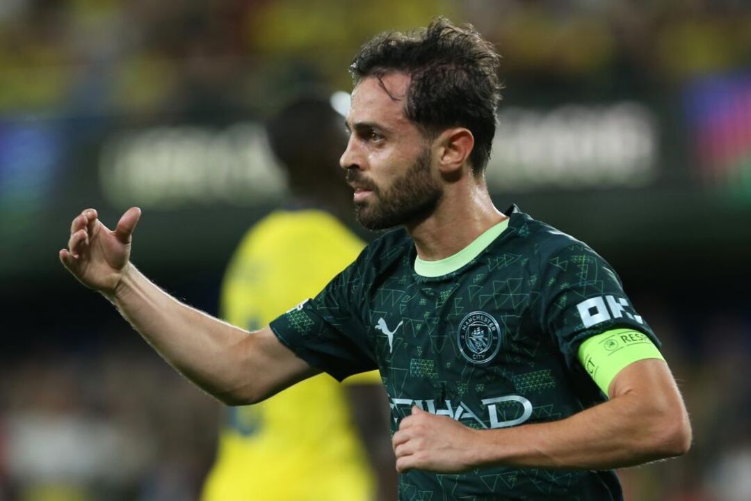 Guardiola compara Bernardo Silva a Messi após golo ao Villarreal