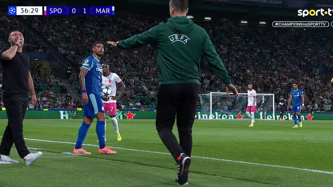 Jogo entre Sporting e Marselha na Liga dos Campeões