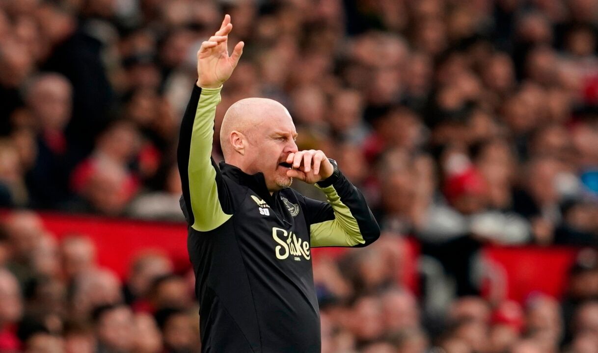 Sean Dyche na passagem pelo Everton