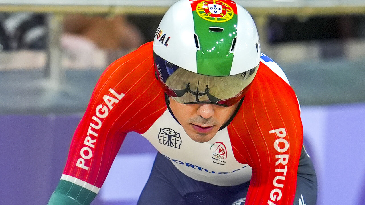 Iúri Leitão compete no Mundial de ciclismo de pista no Chile