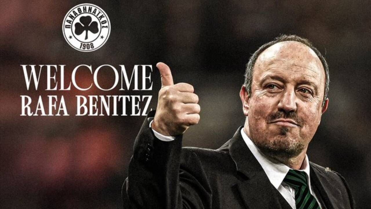 Rafa Benítez foi oficializado no Panathinaikos