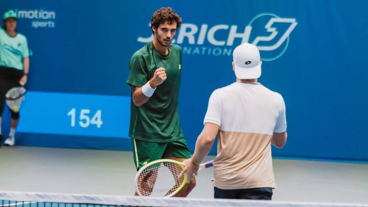 Francisco Cabral nas meias-finais de pares de Viena