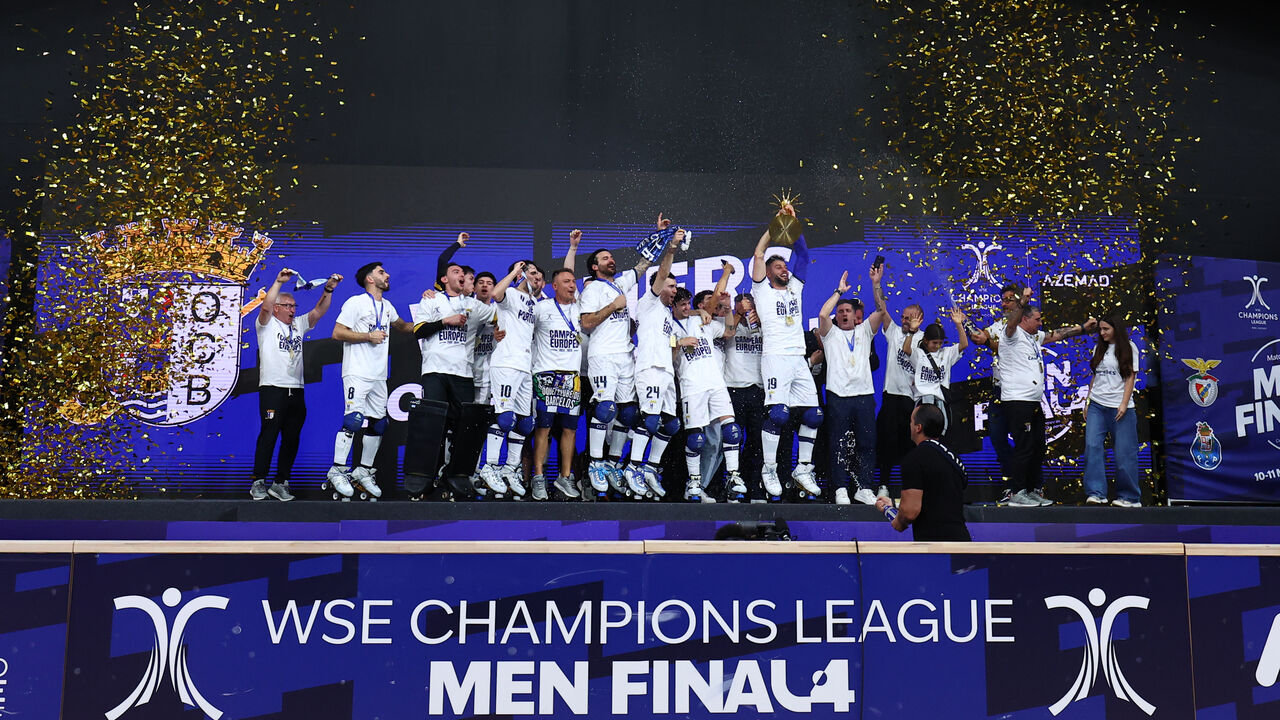 OC Barcelos celebra título na WSE Champions League em casa