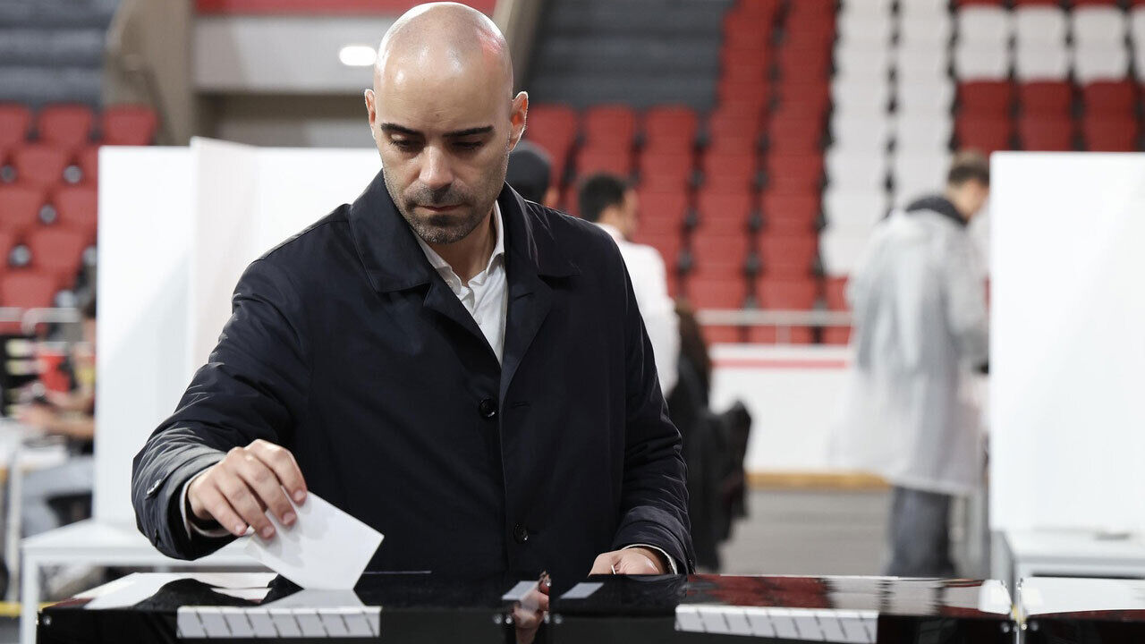 João Diogo Manteigas a votar 