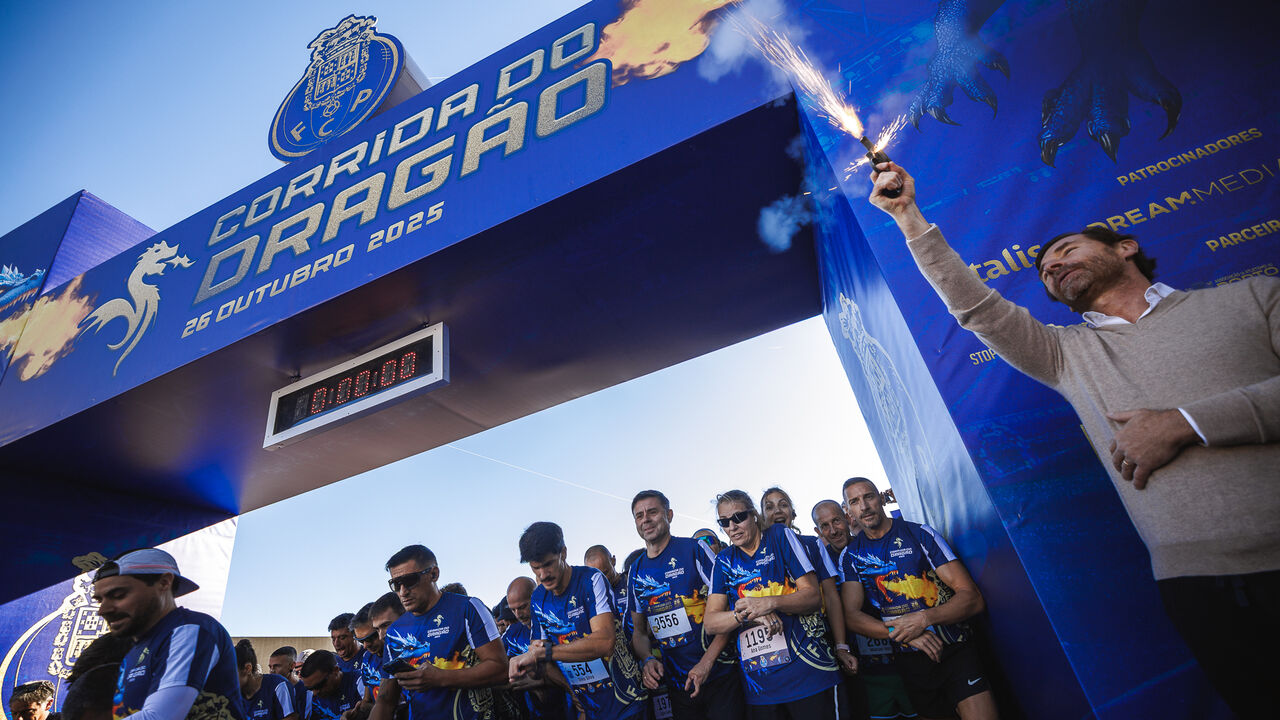 André Villas-Boas participa na Corrida do Dragão, prova do FC Porto