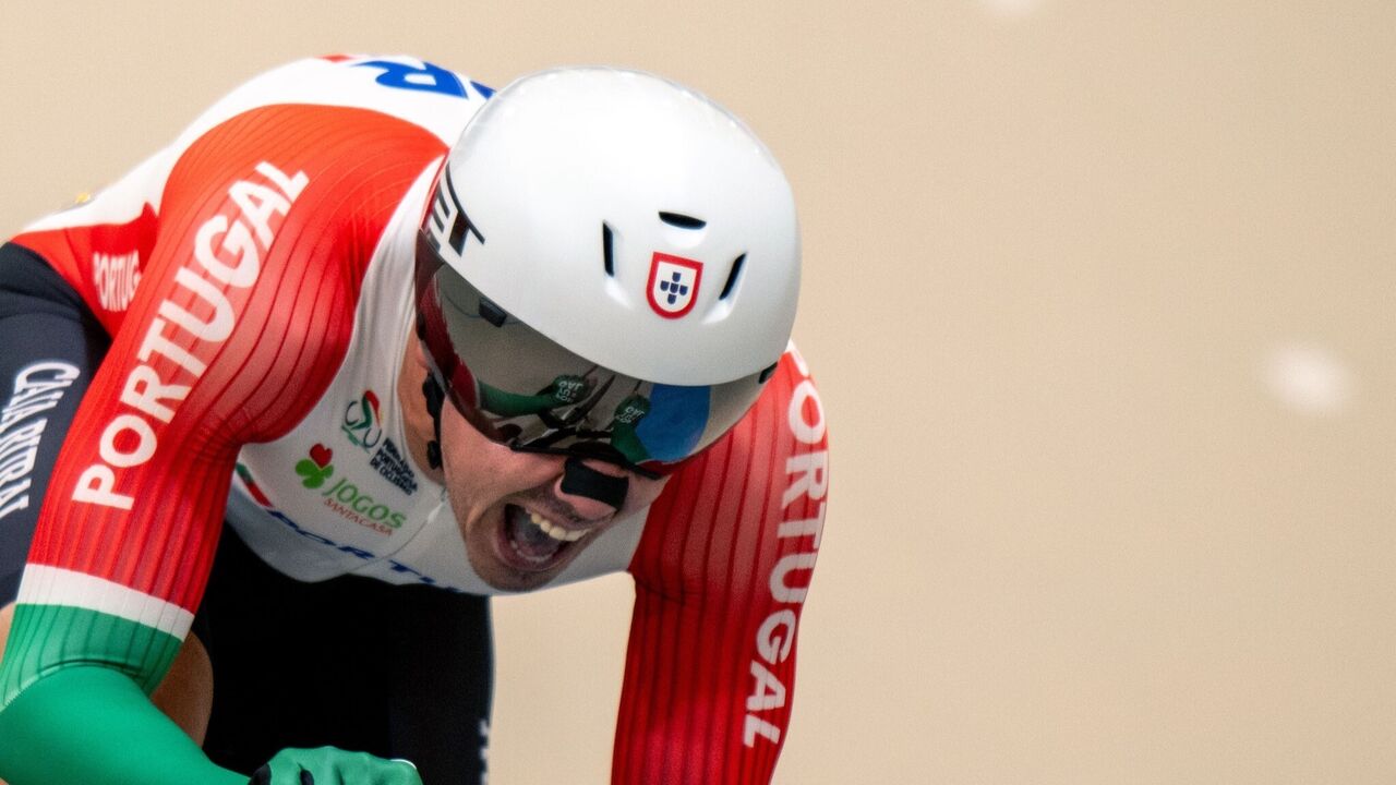 Ciclista português compete em prova