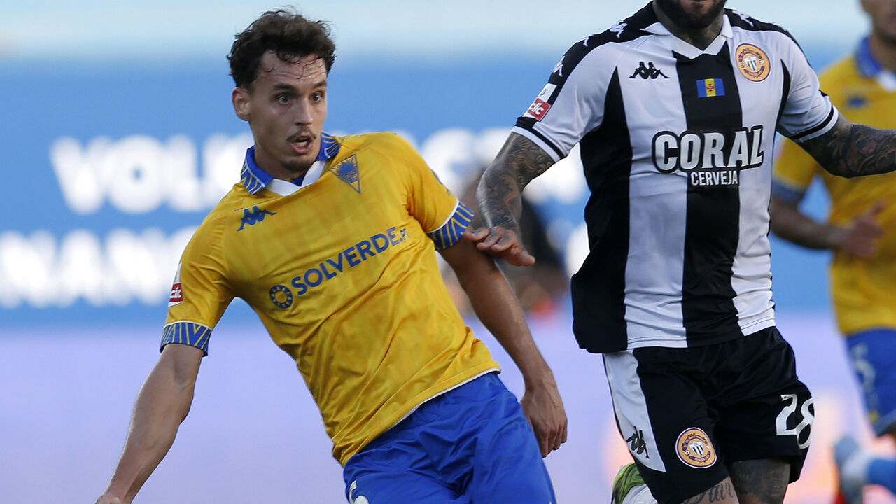 Jandro no jogo contra o Nacional