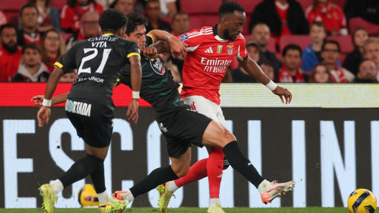 Lukebakio em ação contra o Tondela 