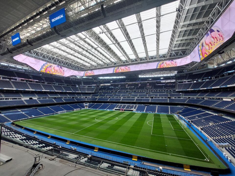 Estádio Santiago Bernabéu, do Real Madrid