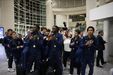 Seleção portuguesa de futsal recebida em festa depois da conquista do Europeu sub-19
