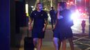 A chegada da equipa do Sporting ao Porto