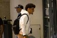 A chegada da equipa do Sporting ao hotel em Viseu