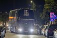 A chegada da equipa do Sporting ao hotel em Viseu
