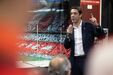 Rui Costa discursa aos sócios e adeptos na Casa do Benfica em Coimbra