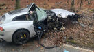 Destroços do Ferrari destruído no grave acidente de Michail Antonio colocados à venda por 45 mil euros