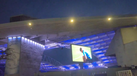 Nova iluminação do Estádio do Dragão em testes... deixa a cobertura às listas azuis e brancas