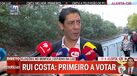 Rui Costa: «É um dia importante, que tudo decorra dentro da democracia»
