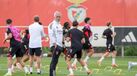 Mourinho observa treino do Benfica no Seixal