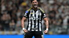 Hulk celebra vitória do Atlético Mineiro na Taça Sul-Americana