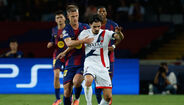 Vitinha em ação no Barcelona-PSG