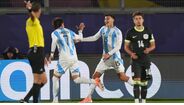 Tomás Pérez marcou pela Argentina na goleada à Austrália