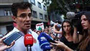Manifestação pró-Palestina junto à embaixada de Israel em Lisboa