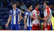 Prpic e Arnautovic travaram vários duelos durante o FC Porto-Estrela Vermelha