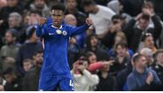 Estevão a festejar golo marcado ao Liverpool