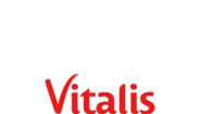 Logotipo Vitalis, água mineral natural