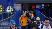 Adeptos do Boca Juniors homenageiam Miguel Ángel Russo