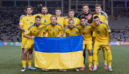 A equipa inicial da Ucrânia frente à Islândia