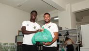 Mesaque Djú e Heitor participaram em iniciativa solidária