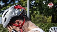 Rui Oliveira  caiu perto da meta na China