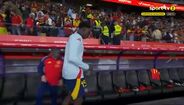 Samu saiu ao intervalo no Espanha-Bulgária