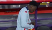 Samu saiu ao intervalo no Espanha-Bulgária