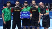 A equipa masculina que compete no Europeu 
