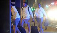 A chegada da equipa do Sporting ao Porto