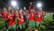 Seleção de Marrocos celebra conquista do Mundial de Sub-20