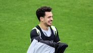 Pote no treino do Sporting