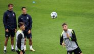 De Bast no treino do Sporting