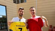 Djokovic e Ronaldo trocaram camisolas