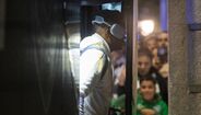 A chegada da equipa do Sporting ao hotel em Viseu