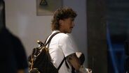 A chegada da equipa do Sporting ao hotel em Viseu
