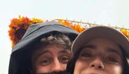 João Neves e Madalena Aragão felizes na Disneyland Paris